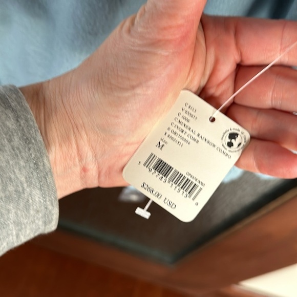 Free People Emily knit and soft felted button up sweatshirt size Medium NWT - Picture 14 of 17